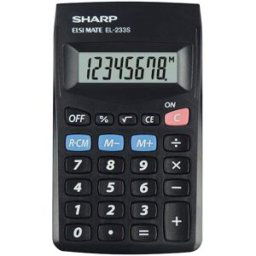 SHARP MinirÃ¤knare EL-233SBBK