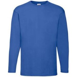 T-shirt LÃ¥ngÃ¤rmad FRUIT kungsblÃ¥ 2XL