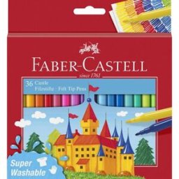 Fiberpenna Barn sorterade fÃ¤rger 36/fp