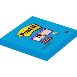 Post-it® Supersticky Notisar Blå, 76x76mm, 6/fp 6st