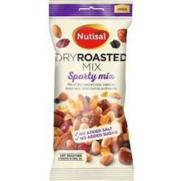 NÃ¶tter Sporty mix med bÃ¤r, osaltade, 60g
