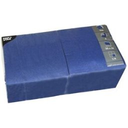 Servett 3-lags 33x33cm mÃ¶rkblÃ¥ 250/fp