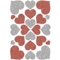 Herma stickers Magic glitter hjÃ¤rtan (1) 10st