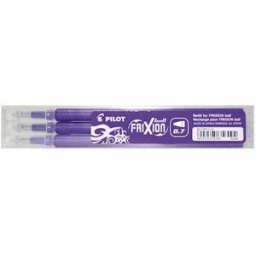 Pennpatron GelblÃ¤ck PILOT Frixion 0,7mm Lila 3/FP