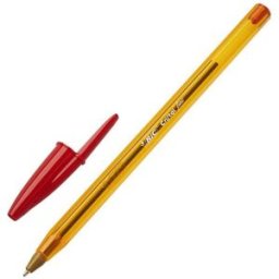 BlÃ¤ckkulpenna BIC Cristal Fine RÃ¶d, 0.8mm, 50st 50st