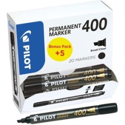 MÃ¤rkpenna Pilot 400 svart 20fp