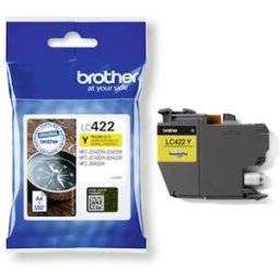 BlÃ¤ckpatron BROTHER LC422Y Gul
