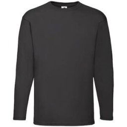 T-shirt lÃ¥ngÃ¤rmad FRUIT svart 3XL