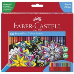 FÃ¤rgpenna Faber-Castell Special Ed. 60 fÃ¤rger, mjuka stift, 60/fp