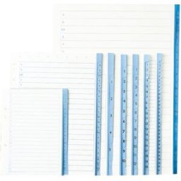 PÃ¤rmregister papper A4 A-Ã 10st