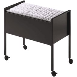 HÃ¤ngmappsvagn DURABLE Economy Svart, 80st A4, 368x592x655mm