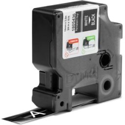 DYMO Rhino Industriell Tejp FÃ¤rgad Vinyl 19mm x 5.5m vit pÃ¥