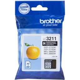 BlÃ¤ckpatron BROTHER LC3211BK Svart