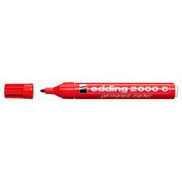 MÃ¤rkpenna Edding 2000C RÃ¶d, konisk, 3mm, 10st 10st