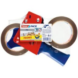PacktejpshÃ¥llare TESA + 2st packtejp brun, 50mm