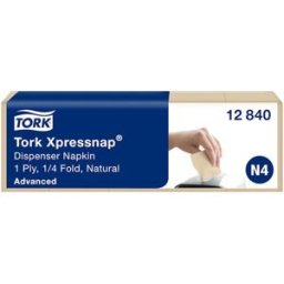 Servett fÃ¶r TORK Xpressnap Advanced N4, natur, 1125/FP