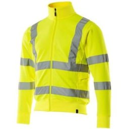 Sweatshirt Med BlixtlÃ¥s Hi-Vis Gul 3XL