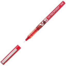 BlÃ¤ckkulpenna PILOT Hi-Tec V5 0,5 rÃ¶d 12st