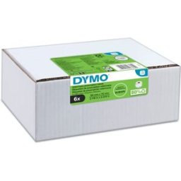 DYMO LabelWriter 70 mm x 54 mm VeterinÃ¤retiketter Vit 6 Rull