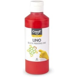 TryckfÃ¤rg Lino CREALL 250ml rÃ¶d