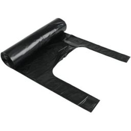 PlastsÃ¤ck knyt LD 125L 50my svart 8/rl