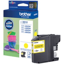 Brother LC221Y - Gul - original - blÃ¤ckpatron