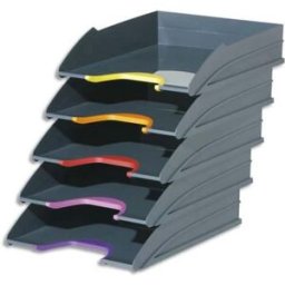 Brevkorg DURABLE Varicolor A4 grÃ¥ 5/fp