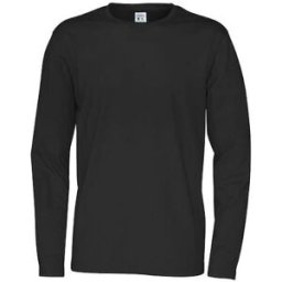 T-shirt LÃ 141020 GOTS svart S