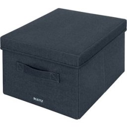 Leitz FÃ¶rvaringsbox i tyg med lock M 2st