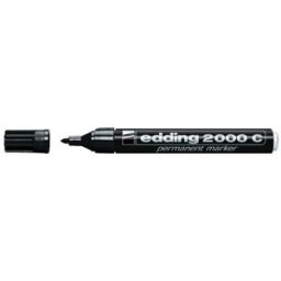 MÃ¤rkpenna Edding 2000C Svart, konisk, 3mm, 10st 10st