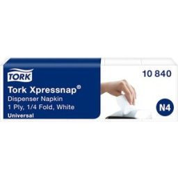 Servett fÃ¶r TORK Xpressnap Universal N4, vit, 1125/FP 8frp