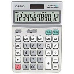 BordsrÃ¤knare CASIO DF-120ECO grÃ¥