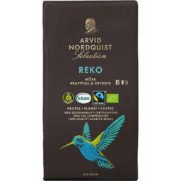 Kaffe Arvid Nordquist Selection Reko MÃ¶rkrost, KRAV, 500g