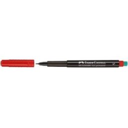 MÃ¤rkpenna VF FABER-CASTELL superfine rÃ¶d 10st
