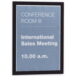 Magnetram DURABLE Duraframe A5, svart ram, sjÃ¤lvhÃ¤ftande, 2/fp