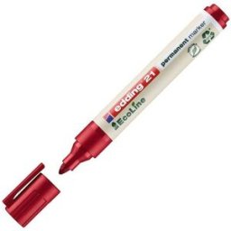 MÃ¤rkpenna EDDING Ecoline 21 rÃ¶d 10st