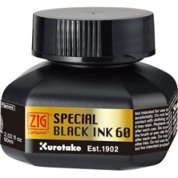 ZIG Cartoonist Special Black Ink 60 svart