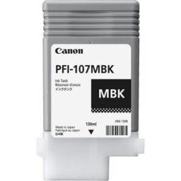 BlÃ¤ckpatron CANON PFI-107MBK mattsvart