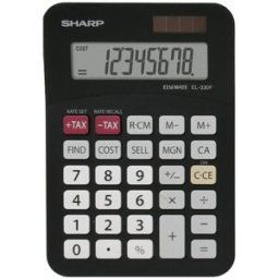 SHARP BordsrÃ¤knare EL-330FB svart