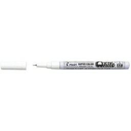 MÃ¤rkpenna PILOT Super Color EF vit 12st