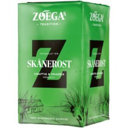 Kaffe Zoega SkÃ¥nerost, brygg, 450g