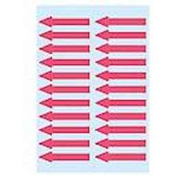 Herma etikett pilar 38x7 neon rÃ¶d (88) 10st