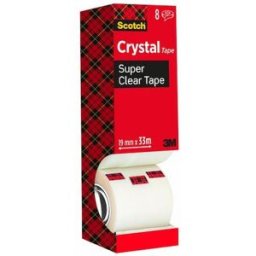 Tejp SCOTCH Crystal 19x33 7+1 pÃ¥ kÃ¶pet