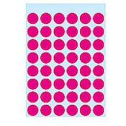 Herma etikett manuelll Ã¸13 rosa (240) 10st