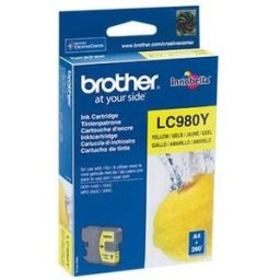 Brother LC980Y - Gul - original - blÃ¤ckpatron