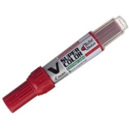 MÃ¤rkpenna PILOT V Super Color rund rÃ¶d 10st