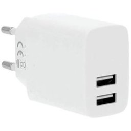 Laddare VÃ¤gg GEAR 2xUSB-A 3.4A
