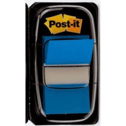 Post-It Märkflik 25,4x43,2 blå 2st