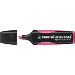 Ãverstrykningspenna Green BOSS rosa 10st