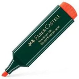 Ãverstrykningspenna FABER-CASTELL Textliner 48 Orange, 10st 10st